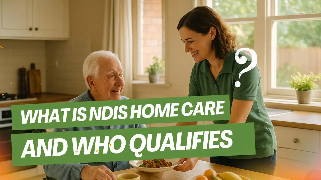 NDIS support worker assisting a client with home care tasks